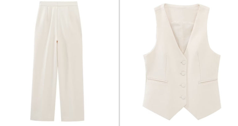 Women's Long Double-breasted Blazer