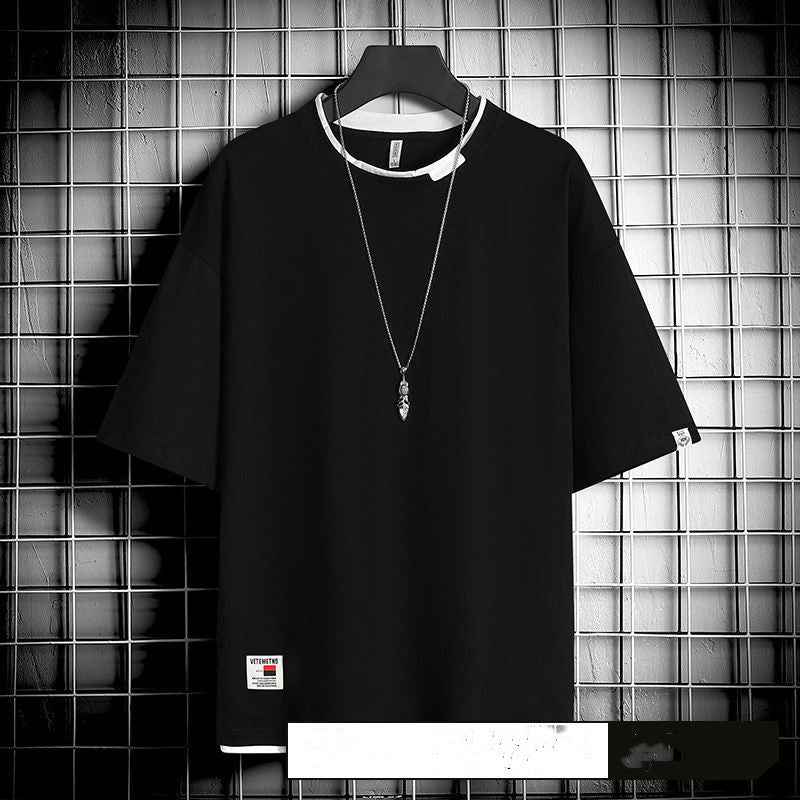 Hong Kong style loose T-shirt men